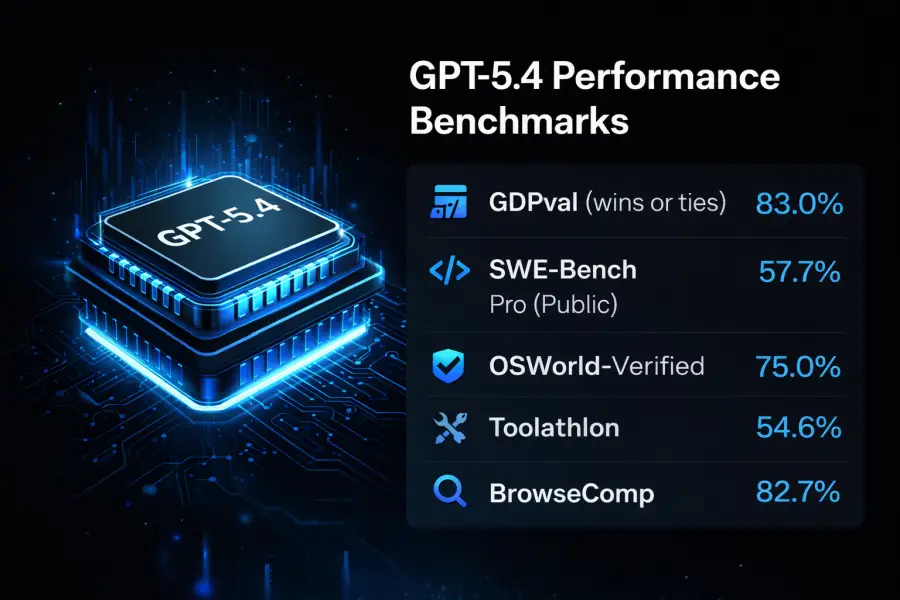 Screenshot of GPT-5.4 website